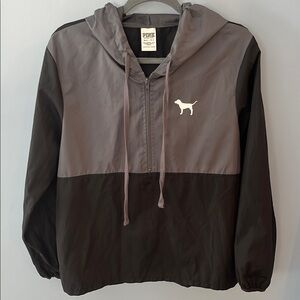 PINK Victoria’s Secret 1/2 zip Windbreaker